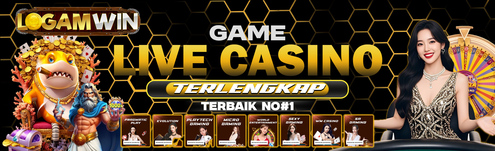 Live Casino Terlengkap Logamwin
